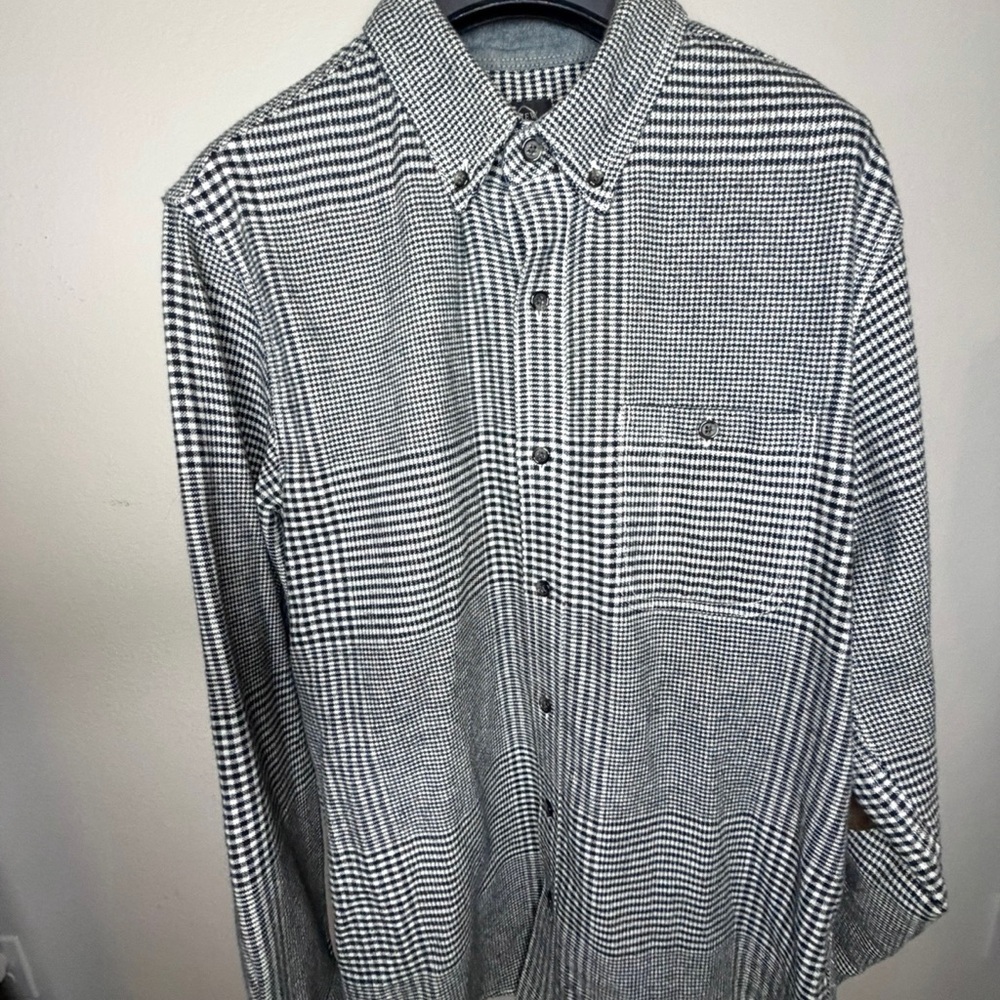 J. Crew Men's Monochrome Plaid Shirt
